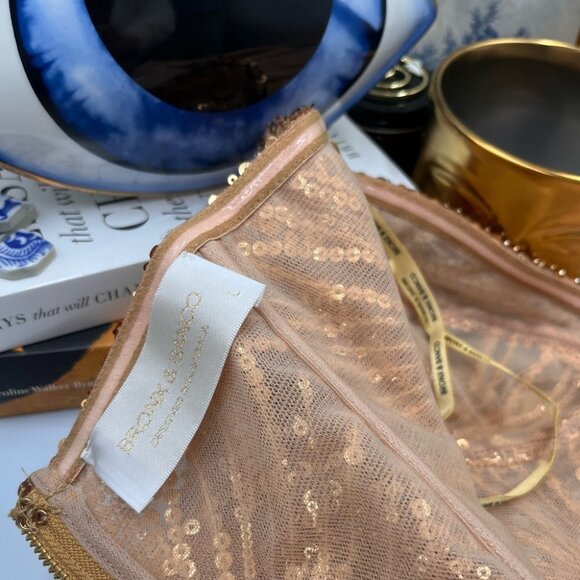 🆕 BRONX & BANCO 🧿 NWOT Giselle Midi Dress, Gold - Size L - Picture 11 of 16